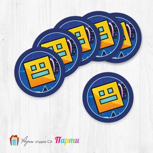 Елементи за декорация - Кръг - пакет 12 бр. - 354 - Геометри Даш - Geometry Dash - 1 Елементи за декорация - Кръг - пакет 12 бр. - 354 - Геометри Даш - Geometry Dash - 1